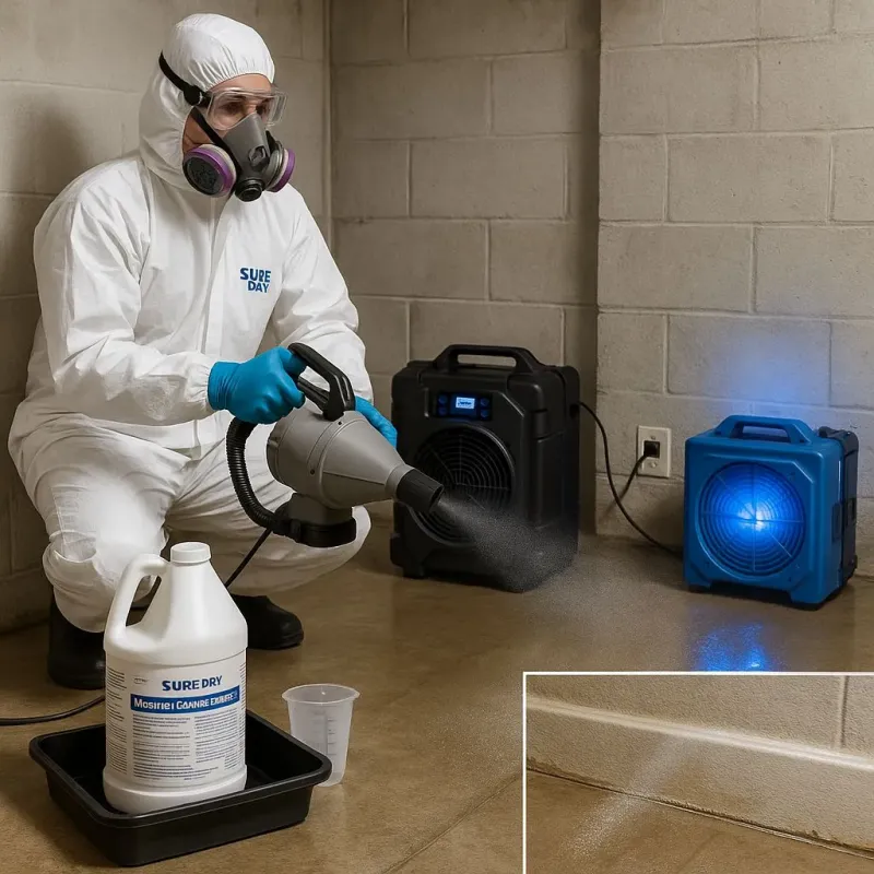 Sanitization and Odor Removal process in Ashland, CA